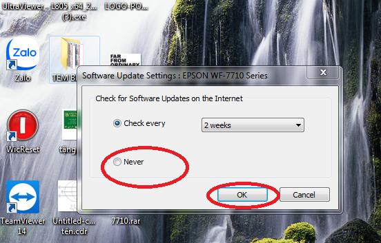 HƯỚNG DẪN TẮT CẬP NHẬT PHẦN MỀM TỰ ĐỘNG EPSON 5210 – 5290 – 5710 -5790 - 7710