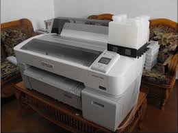 Máy in Epson SureColor T5280 in khổ A0, gắn mực in chuyển nhiệt