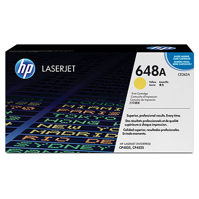 Mực in HP 648A Yellow LaserJet Toner Cartridge (CE262A)