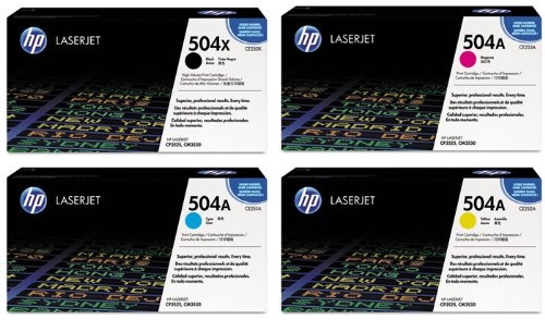 Bộ mực HP Color LaserJet CP3525/3530 Toner Cartridge ( HP 504A )