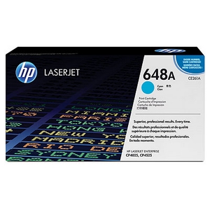 Mực in HP 648A Cyan LaserJet Toner Cartridge (CE261A)