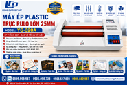 Máy ép Plastic YG-320A Rulo Lớn ( Rulo chuẩn 25mm )