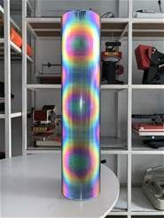 Decal PU chuyển nhiệt màu Bạc Phản Quang 7 màu khổ 0.46 x 50m