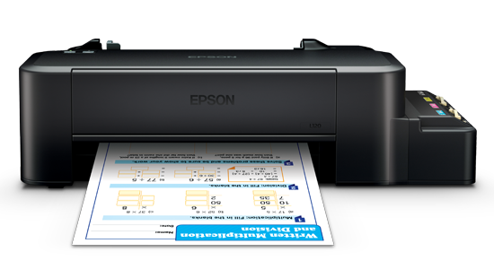 May In Epson L120 In Phun Mau Co Bo Tiep Muc Ngoai Chinh Hang , Máy In Epson  L120, In Phun Màu Có Bộ Tiếp Mực Ngoài Chính Hãng - MỰC IN