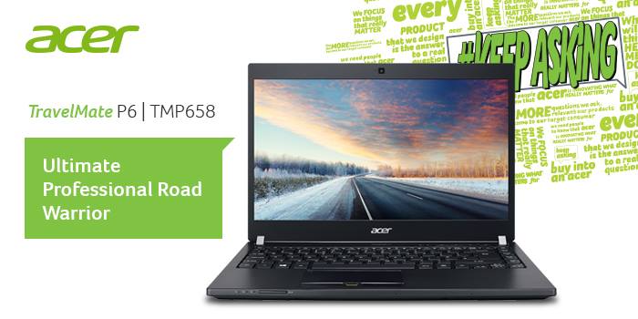 Acer TravelMate P648 tiếp tục là dòng laptop hướng đến doanh nghiệp