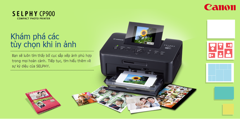 Thiết kế vỏ điện thoại Smartphone phong cách, từ máy in Canon SELPHY CP900