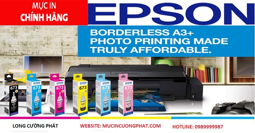 Mực in Epson L1800 Chính hãng